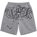 Grey-Buddha flocker shorts